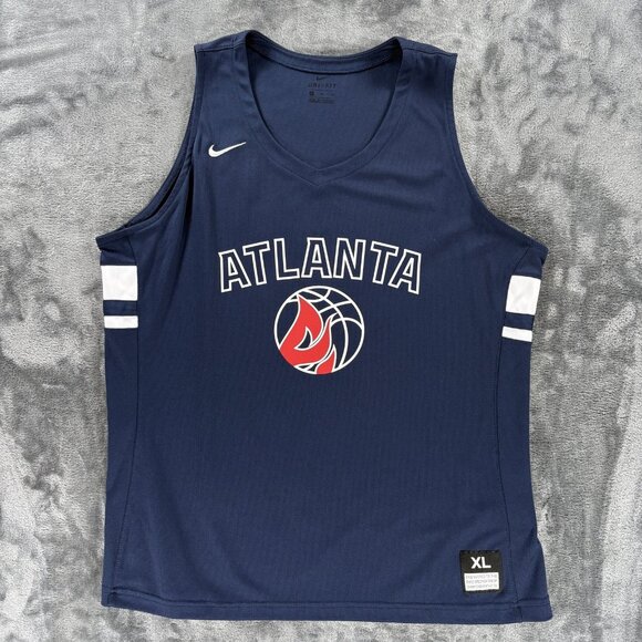Nike Dri-FIT Atlanta Basketball Jersey #15 Men XL Athletic Tank Gym Hoops Team - Picture 1 of 9